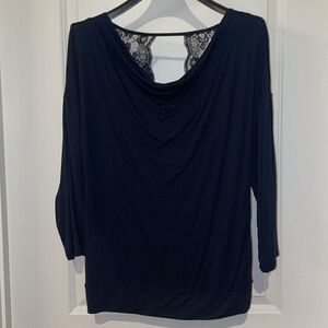 The Limited Women’s Cowl Neck 3/4 Sleep Blouse